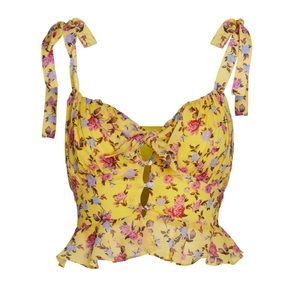 NWT for love & lemon Beaumont crop top